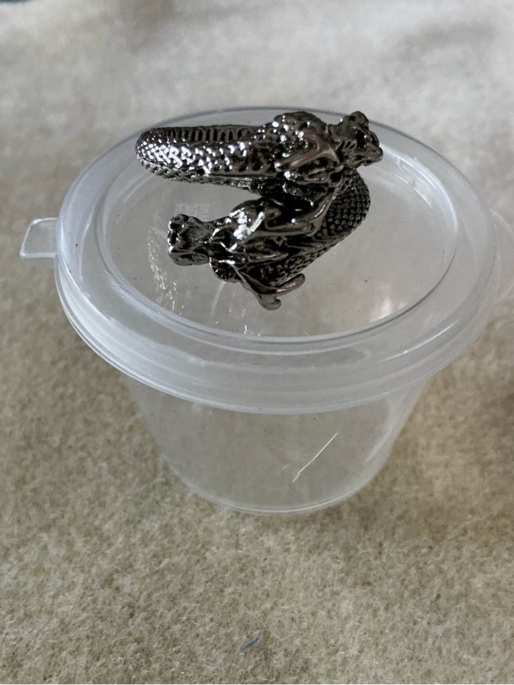 Dragon Ring for Reptile Enthusiasts - adjustable